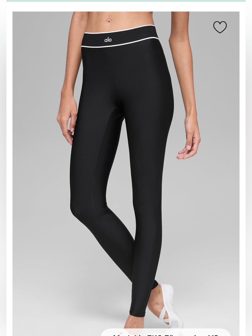 Alo Airlift High-Waist Alignment Legging - Black/White